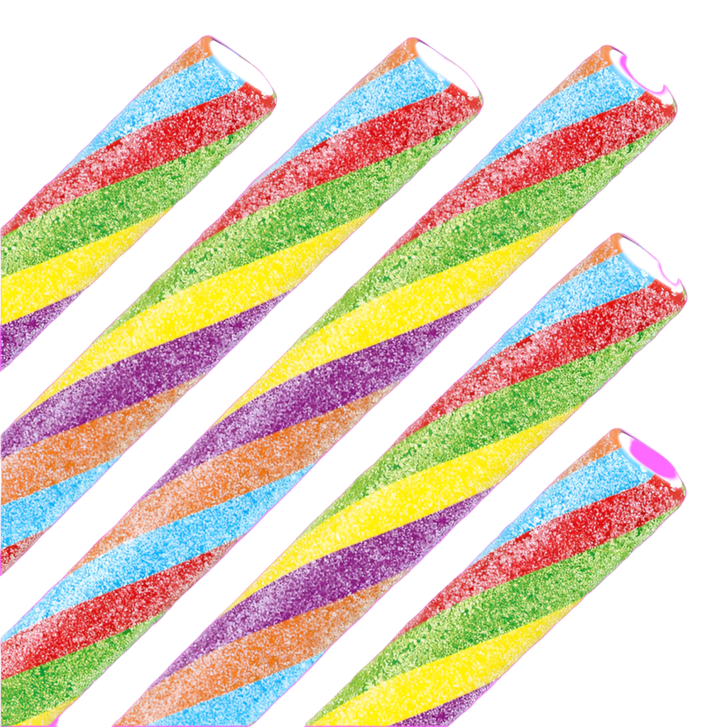 Paille tornade acidulé