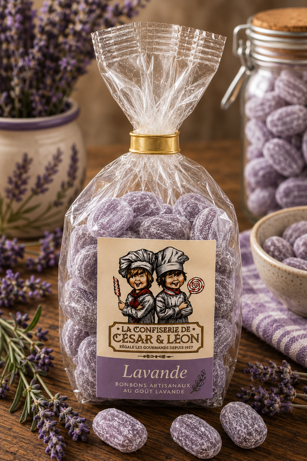 Bonbon Traditionnel Parfum Lavande (150g)Lisse