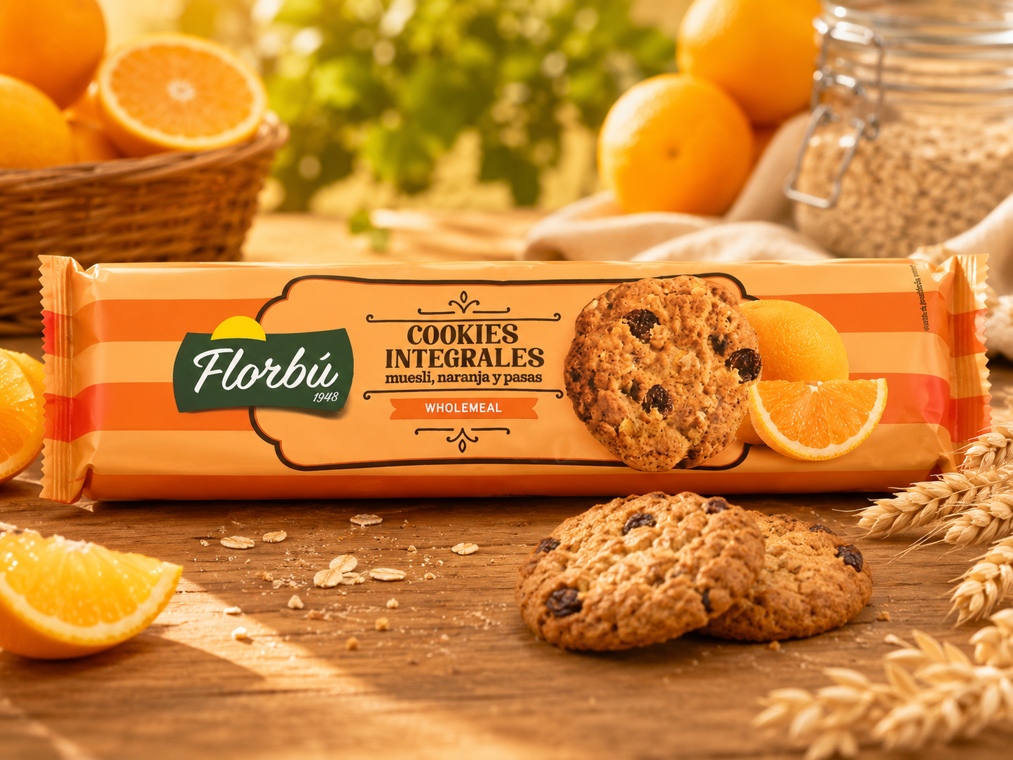 Cookie Céréals À L’orange Et Aux Raisins 🍪🍇