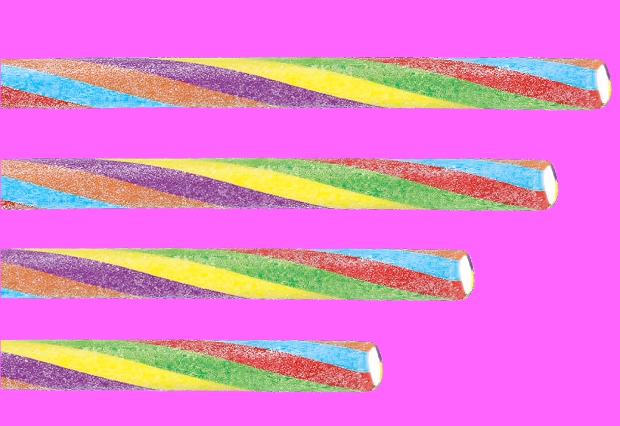 Maxi câble lisse tornado Tutti Frutti  (l'unité)