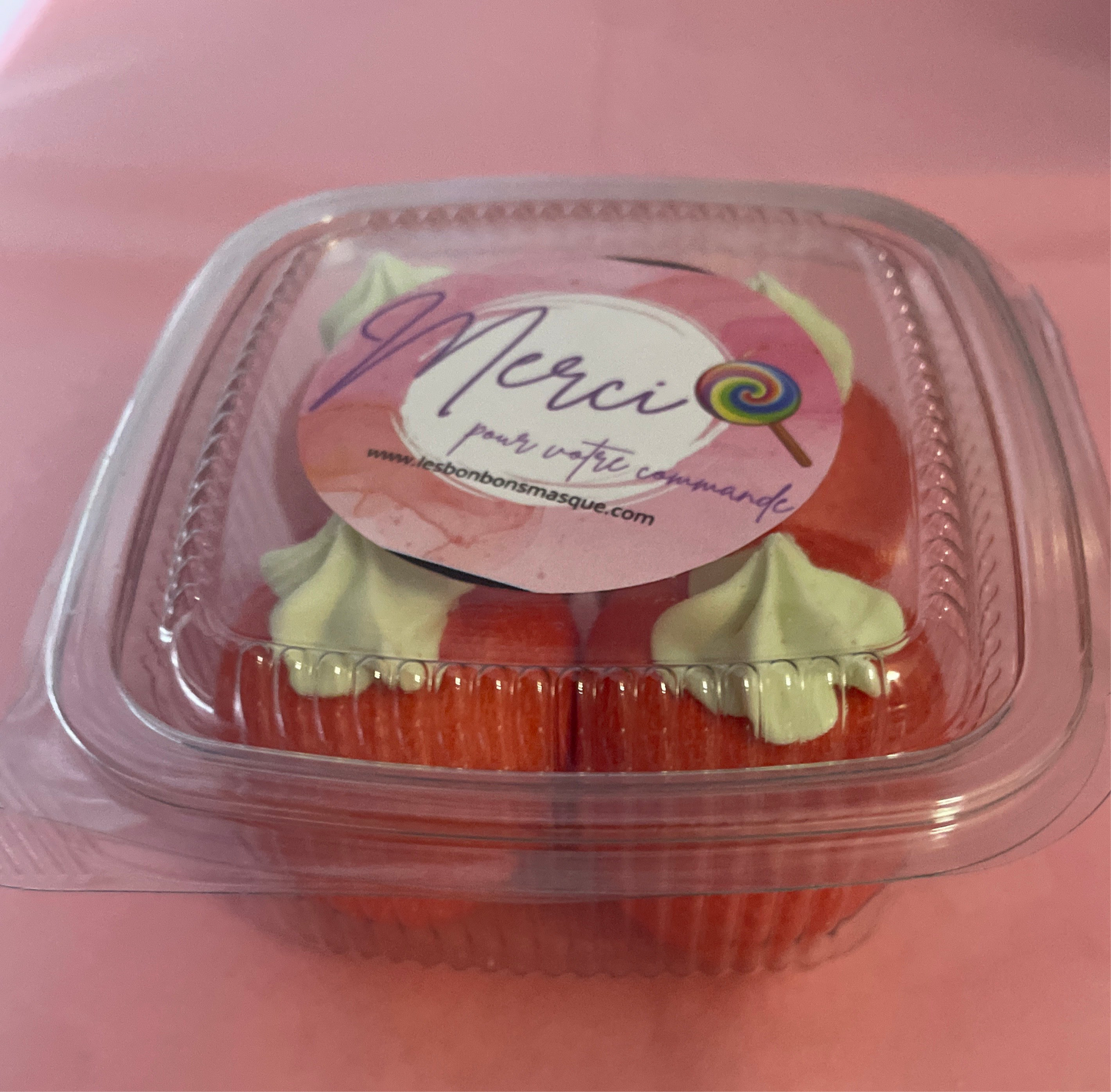 Box de Fraises guimauves (par4)#Nouveauté.