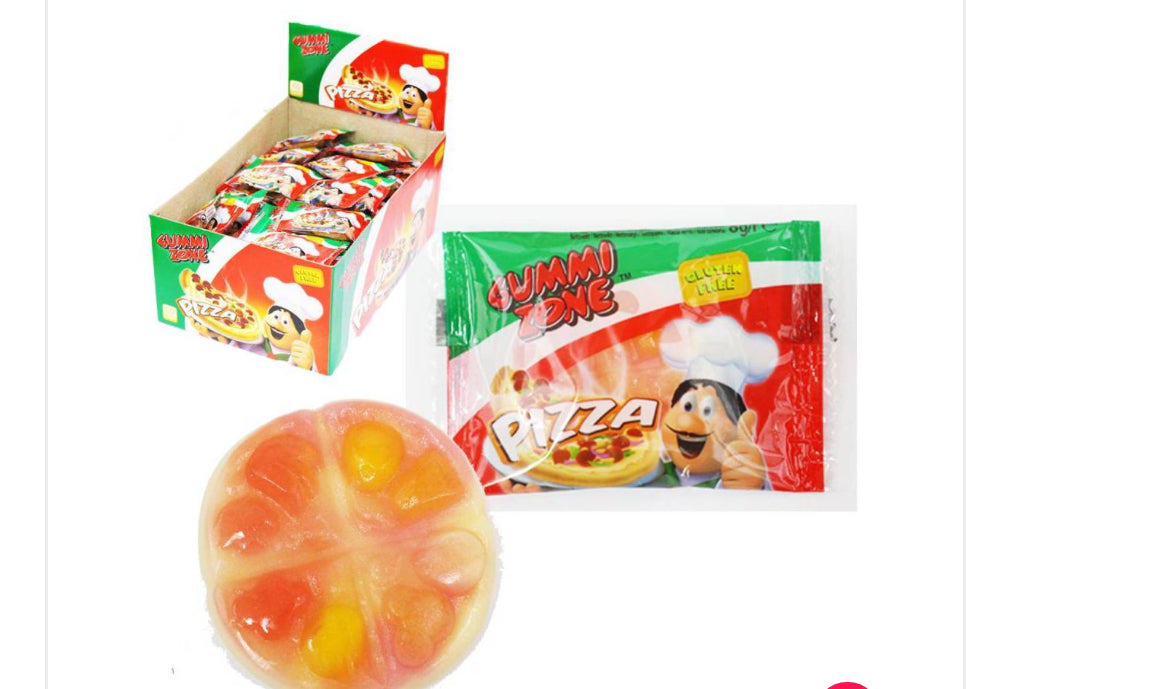 Gummi Zone #nouveauté (pizza,frite,hamburger,hotdog 🌭) fast-food l’unité