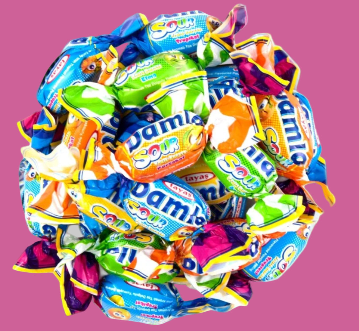 Bonbons aux fruit acidulé (orange/pomme/citron/fruit tropicaux) #Nouveauté