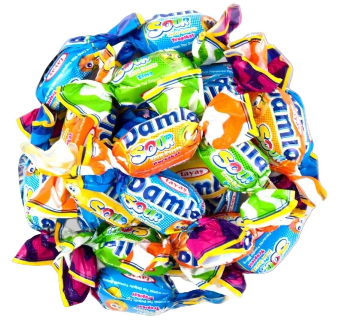 Bonbons aux fruit acidulé (fruit tropicaux)100g
