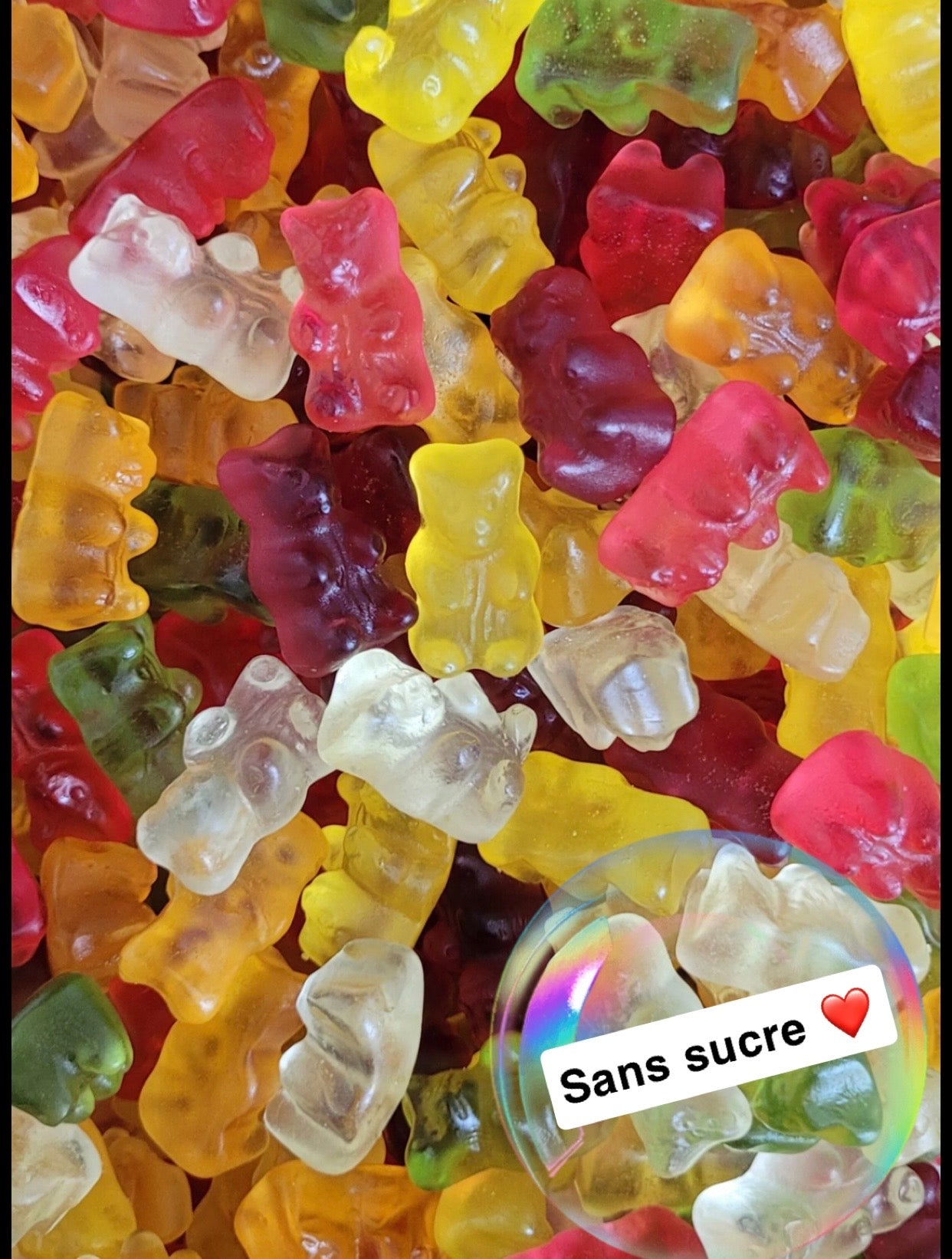 Ourson lisse sans sucre (100g)
