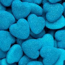 Coeur framboise fourré sucré  (100g)