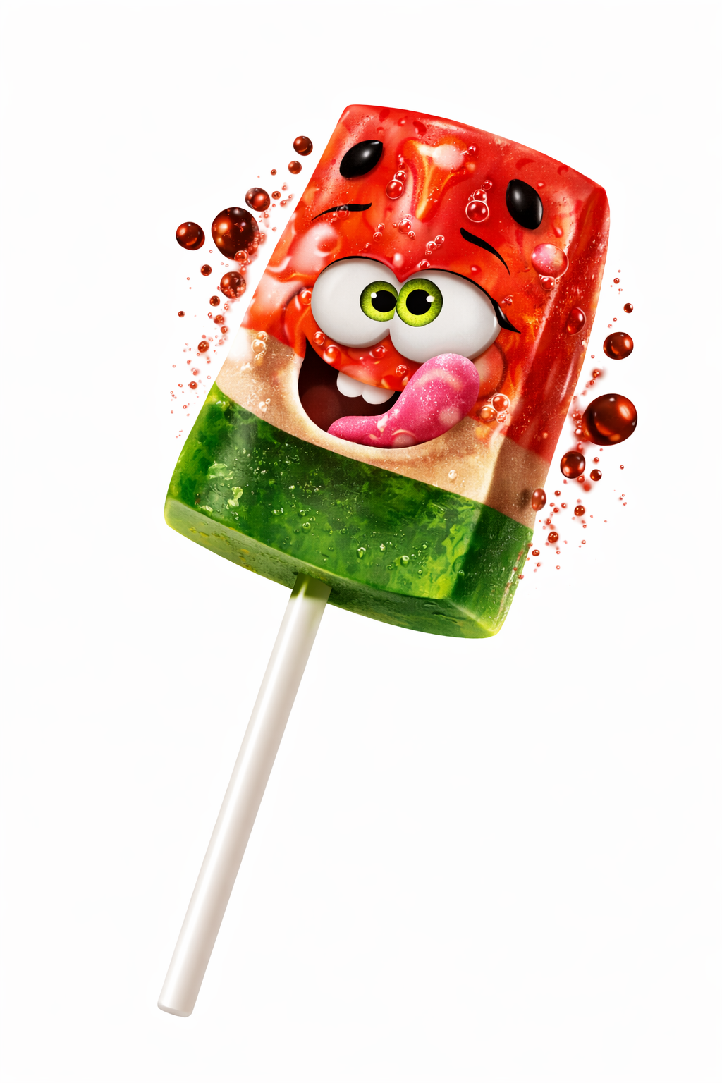 Sucette Acidulé Pastèque 🍉 (l’unité)