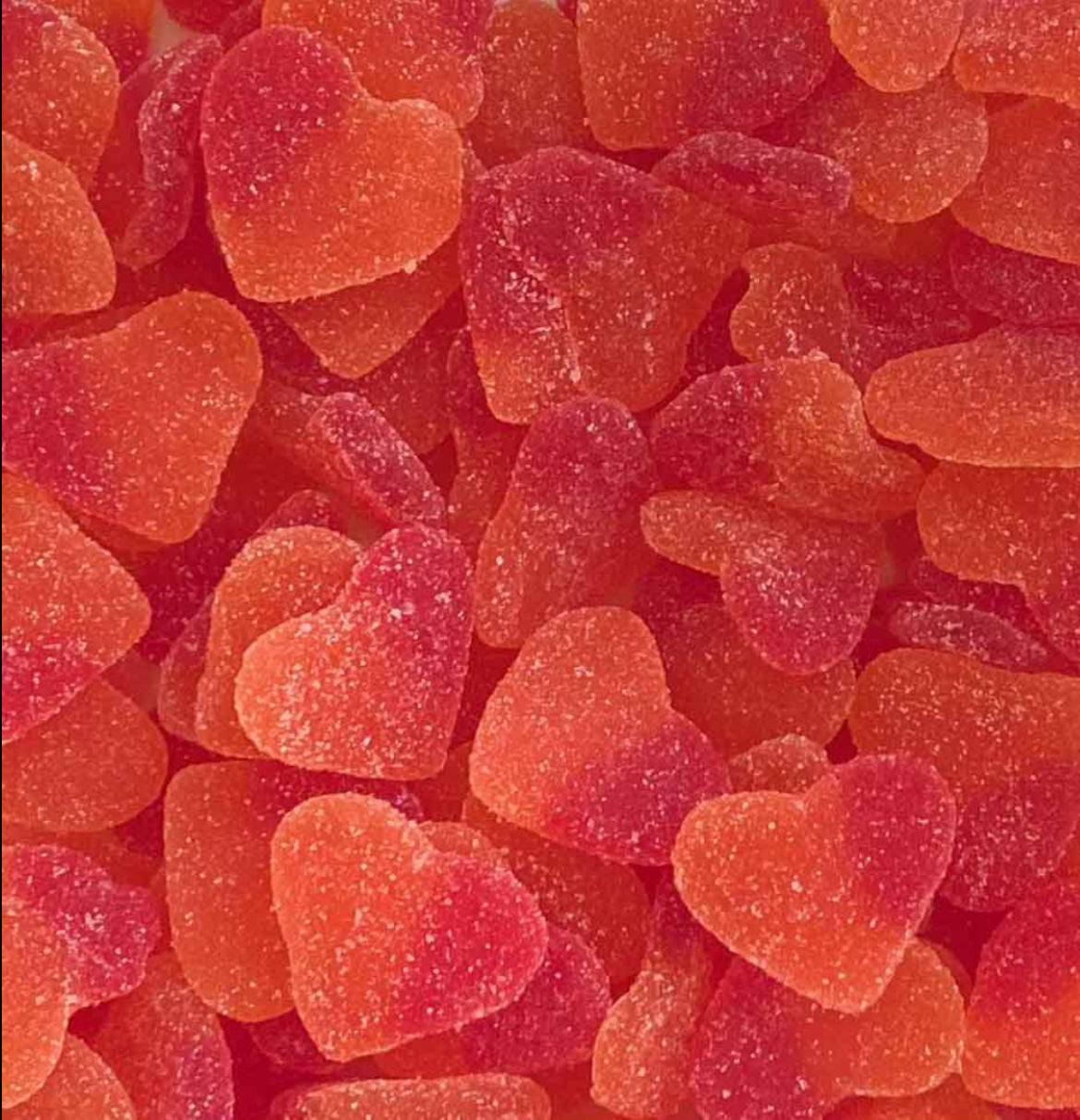 Mini cœur pêche(100g) #Nouveauté