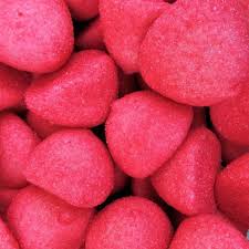 Balle de golf à la guimauve sucrée goût fraise (100g)- Lot de 11