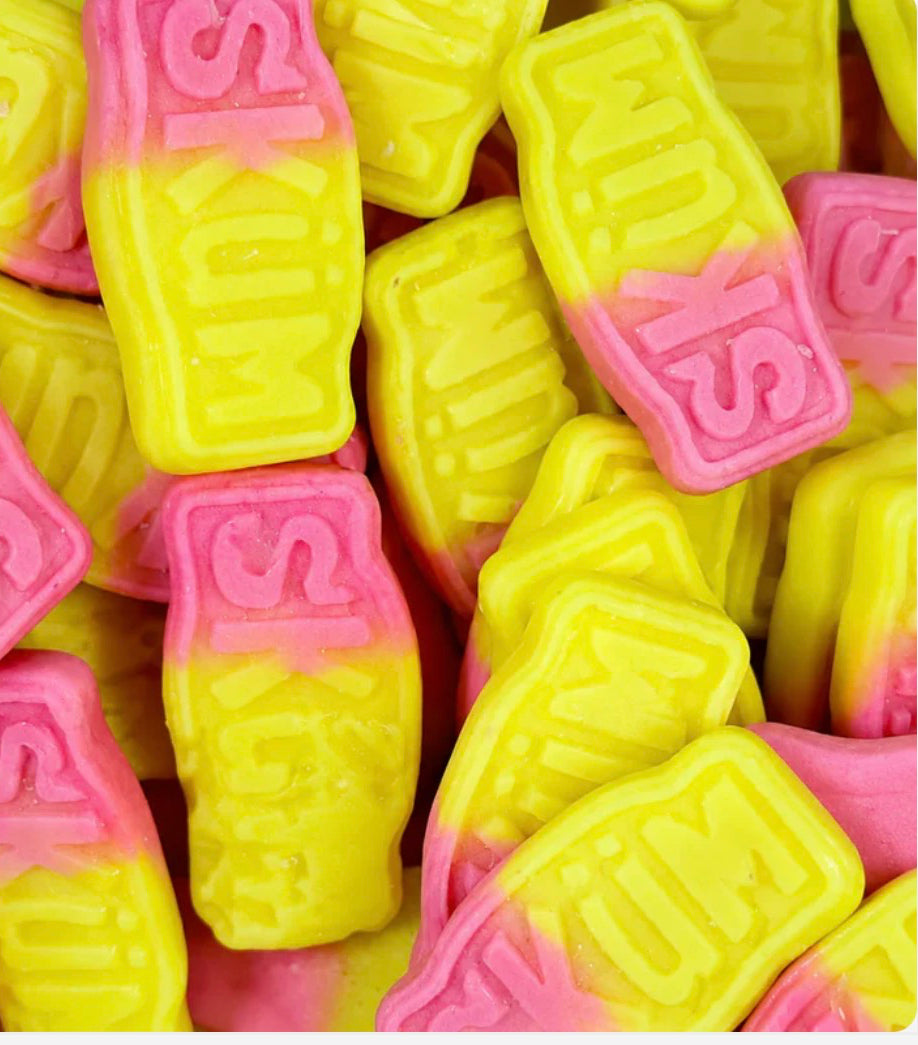 Skum Milkshake Fraise đ bonbon SuĂ©dois (100g)