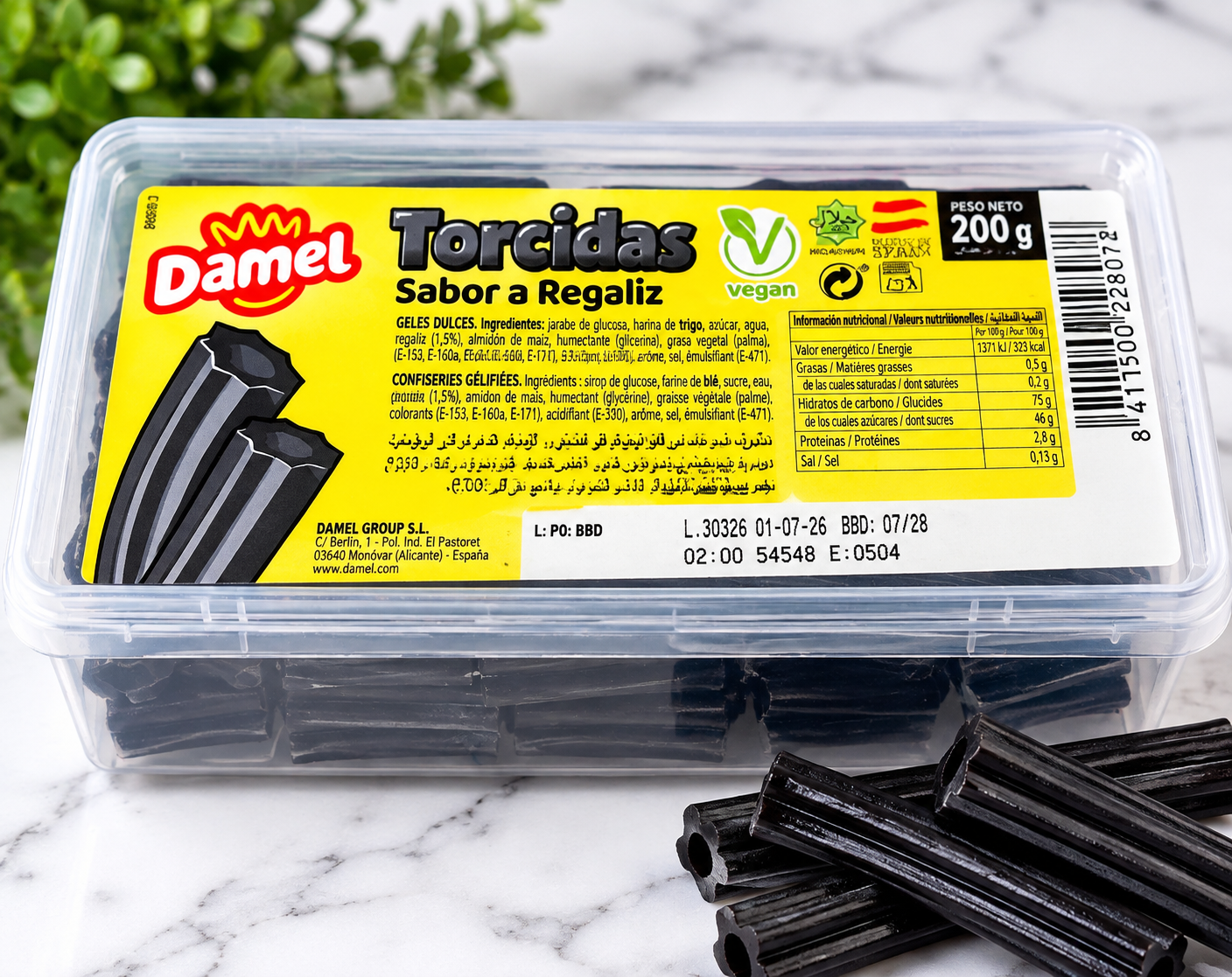 Câbles Réglise Lisses (X5)
