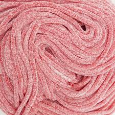 Lassos acidulés torsadés fraise(100g)