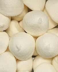 Balle de golf à la guimauve sucrée goût vanille (100g)- Lot de 11