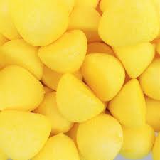 Balle de golf à la guimauve sucrée goût banane (100g)- Lot de 11