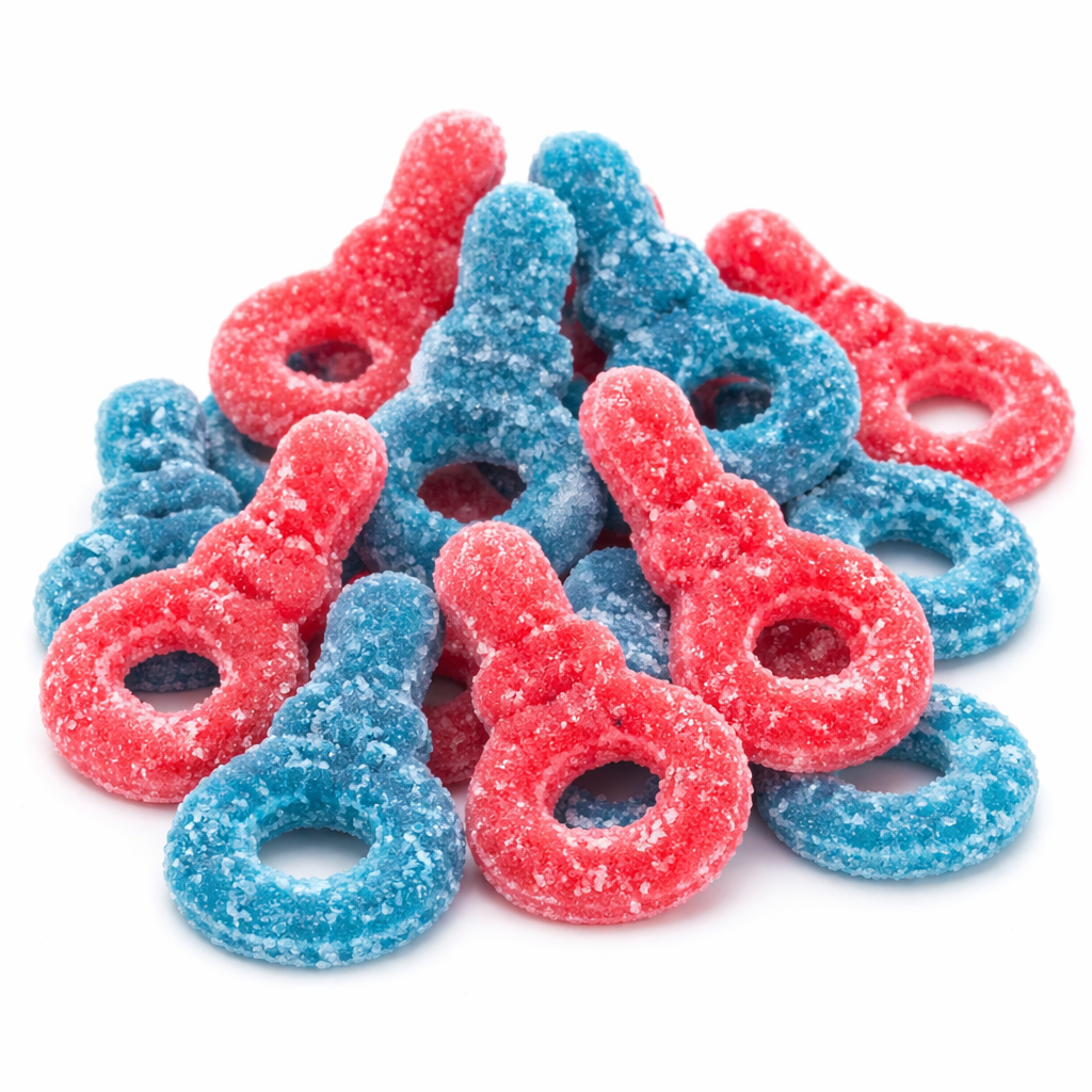 Tétine Acide Framboises/Fraise (100g)