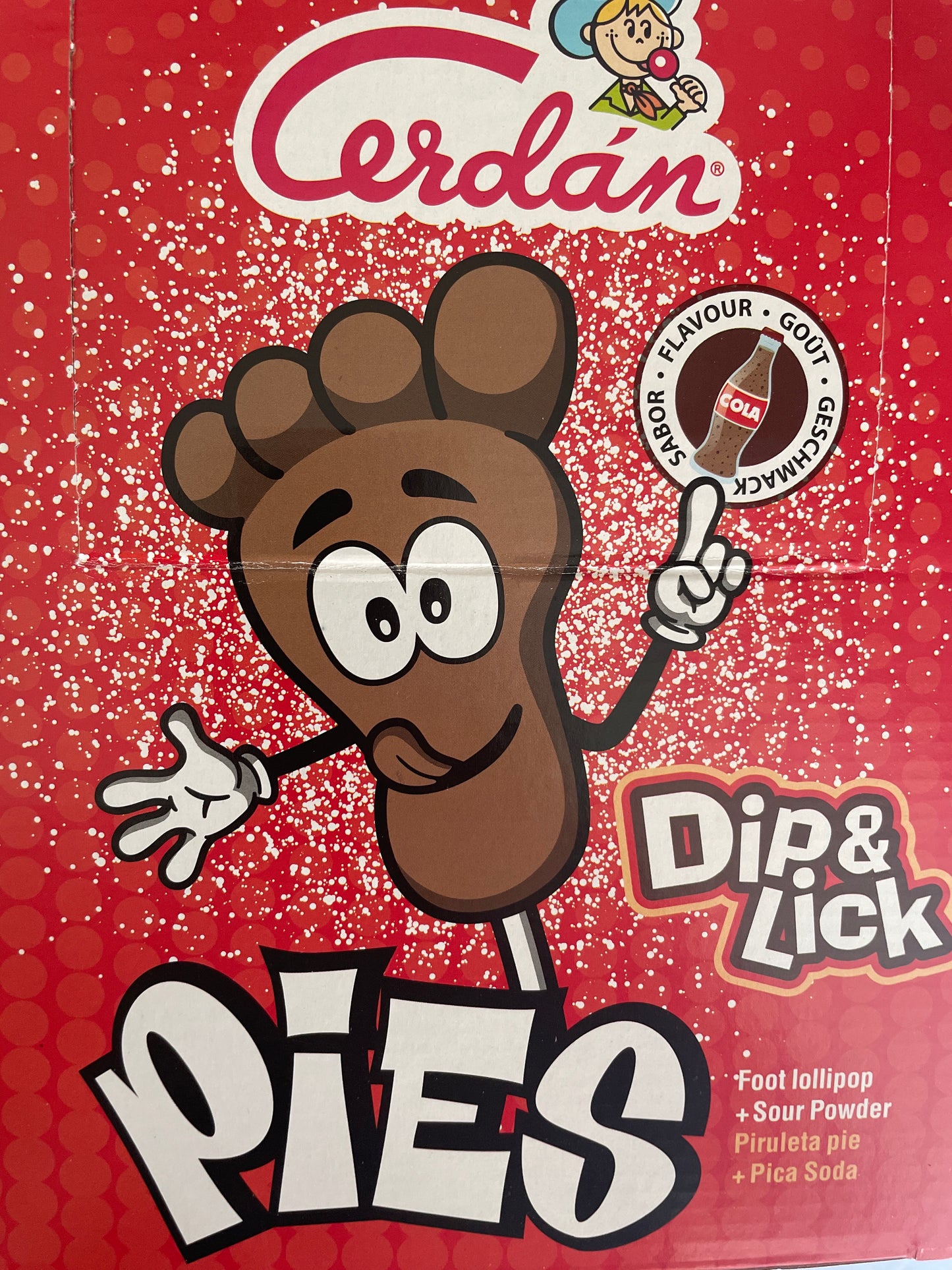 #Nouveauté Sucette lèche pied Cola