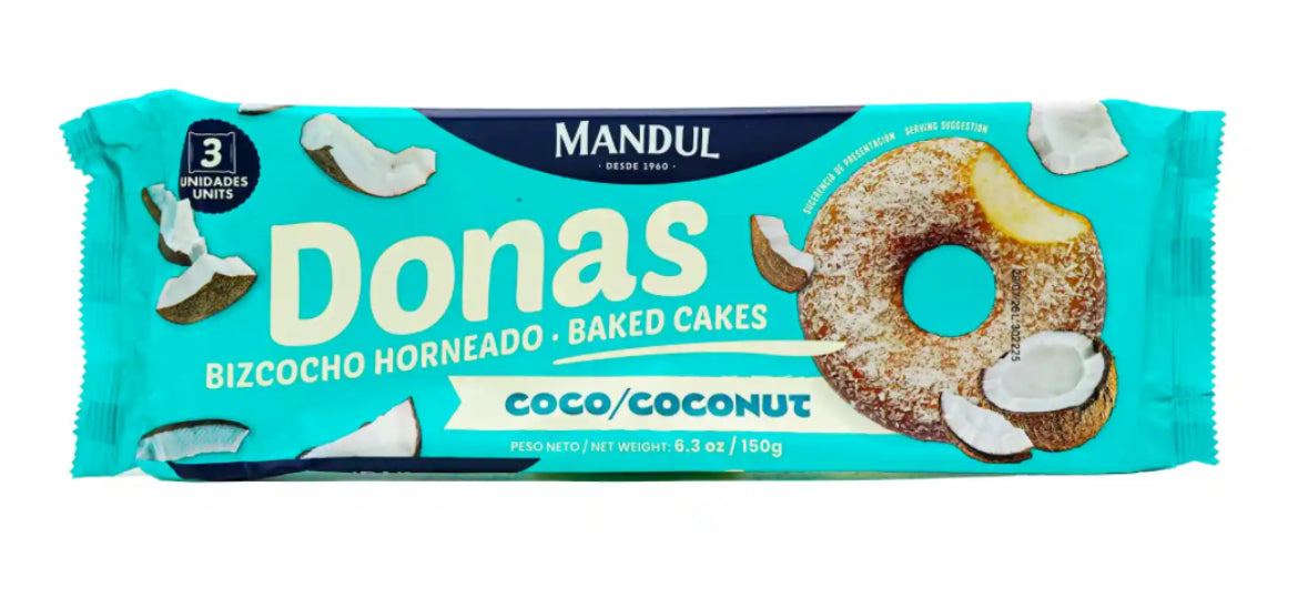 Donut à la noix de coco 🥥🌴#Nouveauté