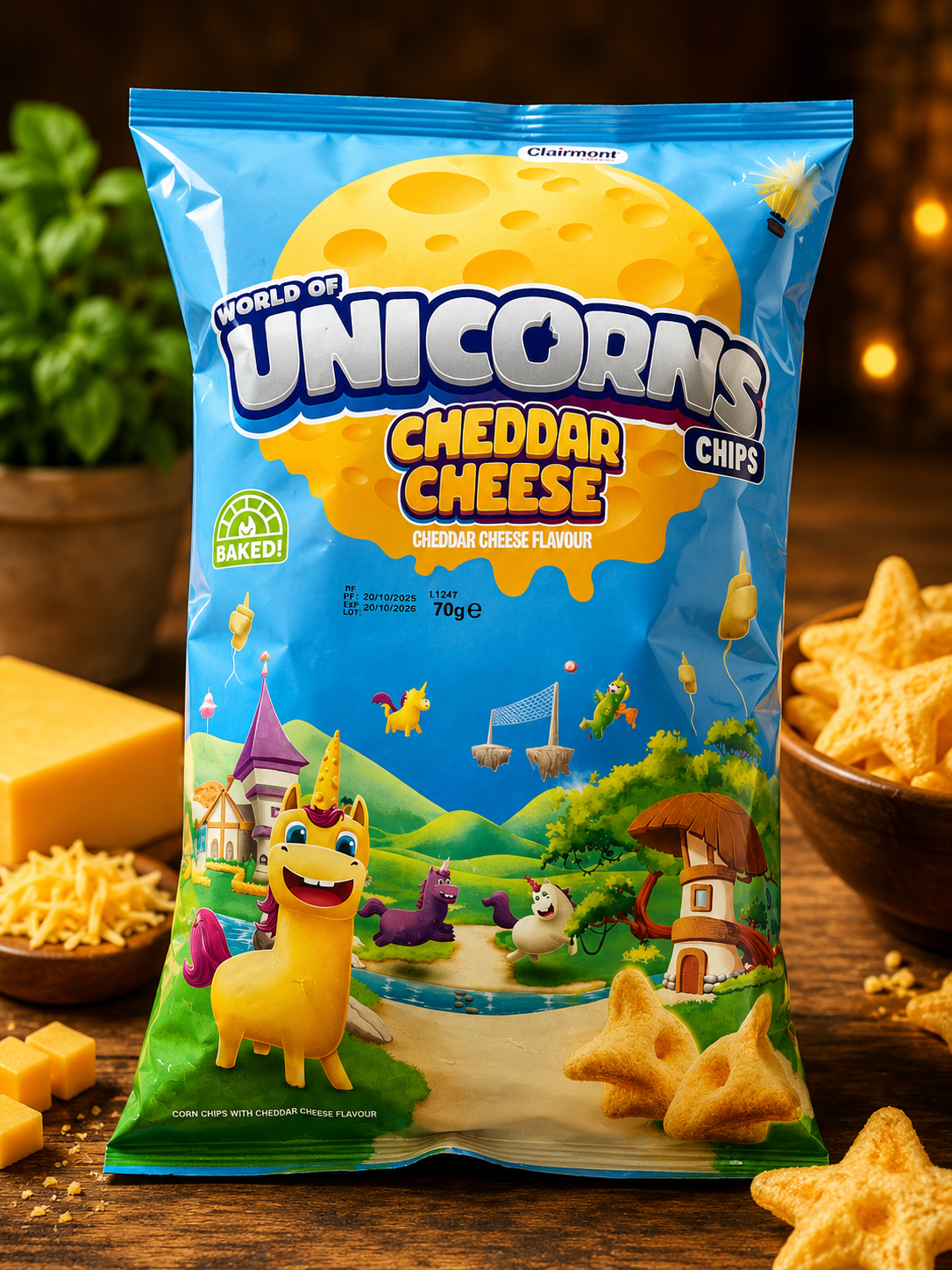 Chips Unicorns Fromage Cheddar 🧀