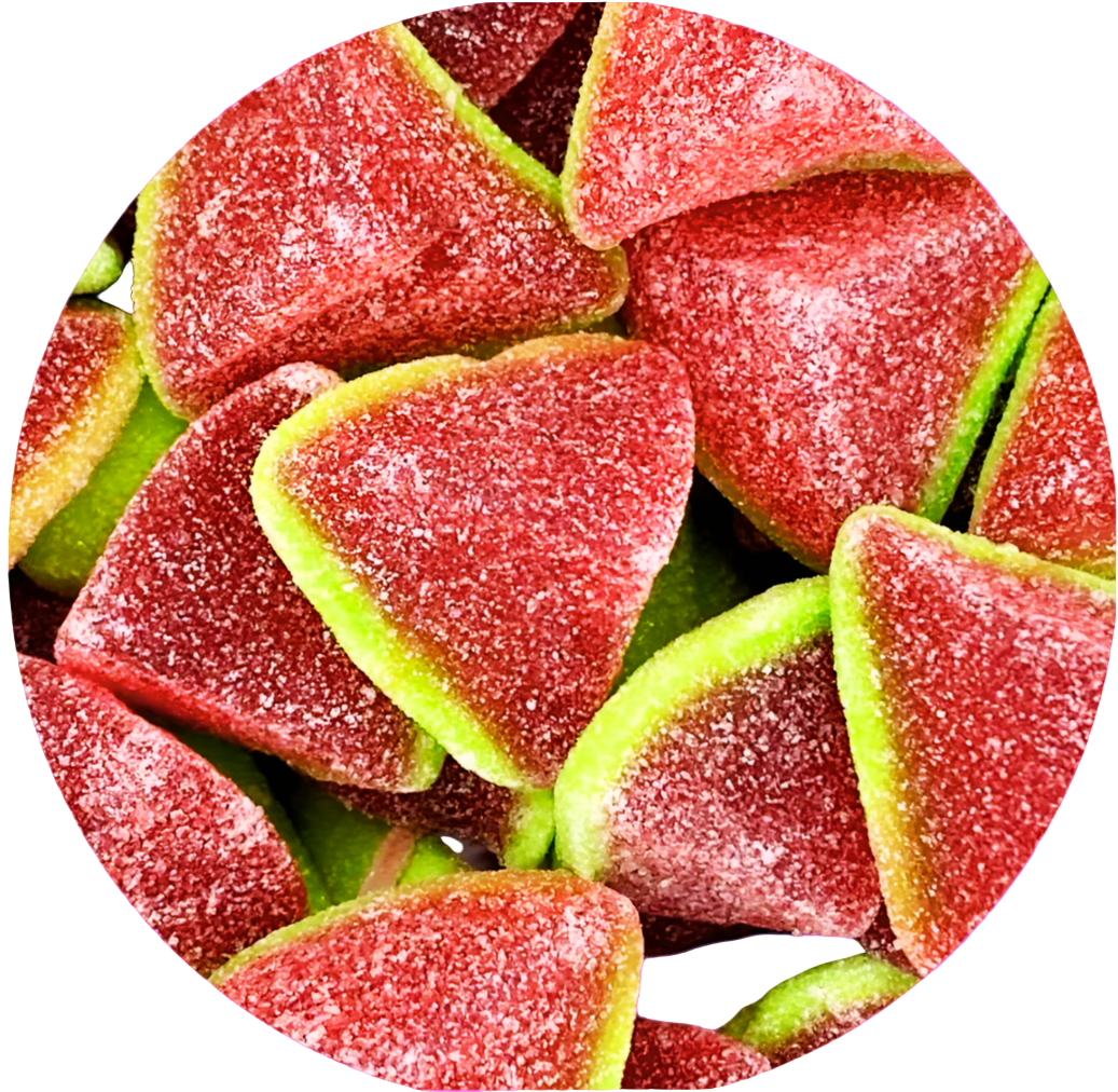 Pastèque  Pyramide Fourrée   (100g)