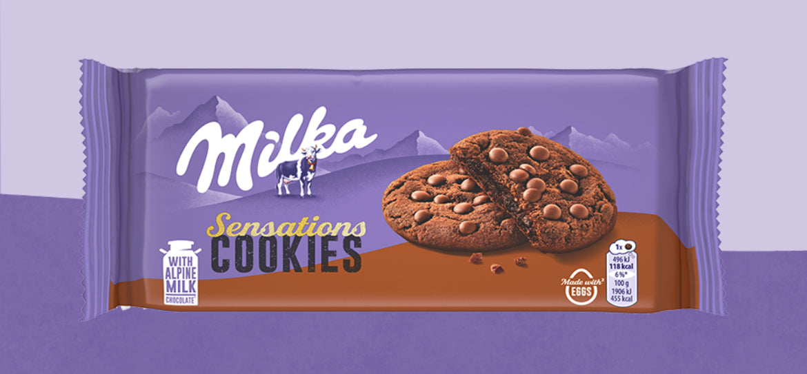 Cookies au chocolat milka