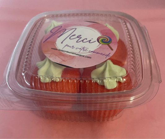 Box de Fraises guimauves (par4)#Nouveauté.