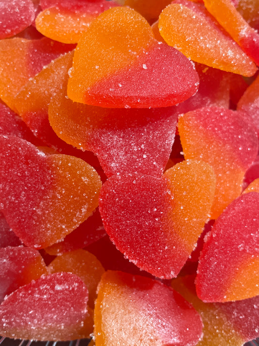 Cœur pêche Vegan (100g) #Nouveauté