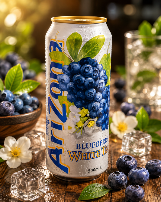 Blueberry White Tea 500ml (x1) Myrtille Poire