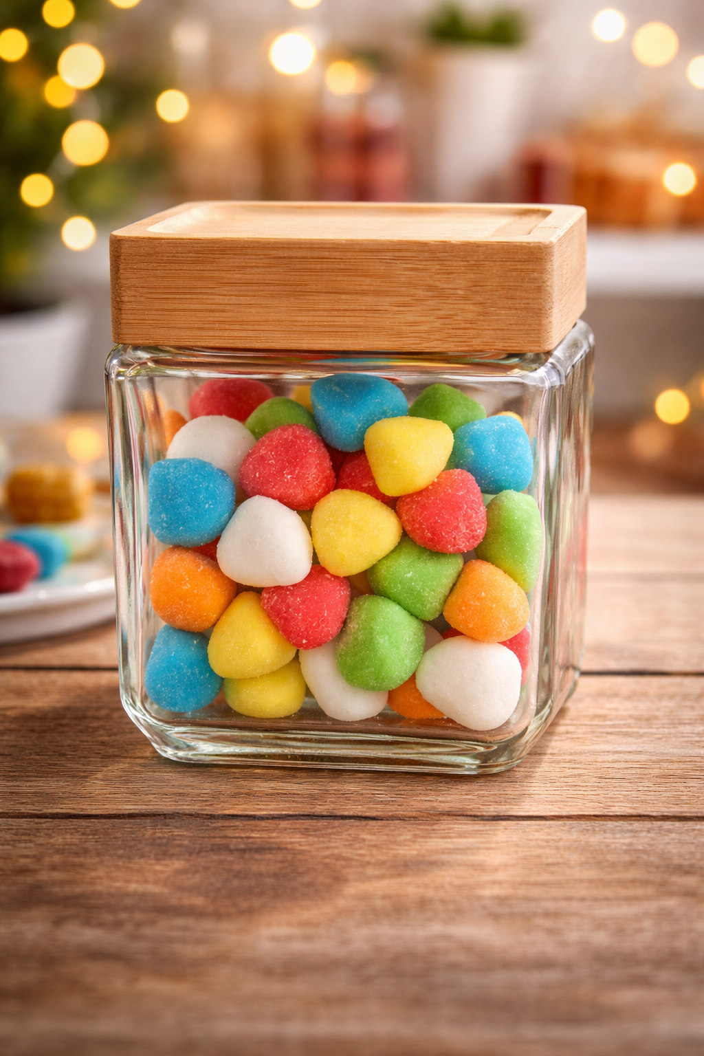 Petite bonbonnière En Verre (750g)Bonbons Sucrés /Lisses