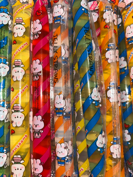 Pailles gélifiées aux fruits jelly straws (lot de 2 ) #NOUVEAUTÉ