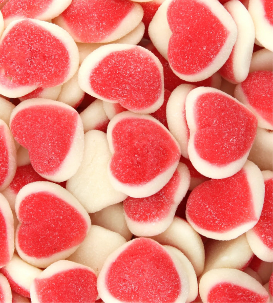 Double cœur Fraise Sucré 100g Nouveauté.