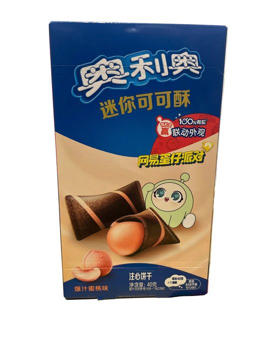 Oreo mini oreiller fourré au goût pêche