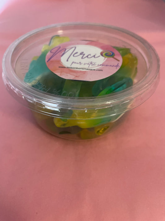 Box duo de choc (bleu turquoise,Jaune)(par 300g)#Nouveauté