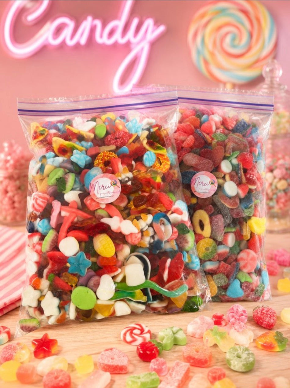 Mélange De Bonbon Aux Choix Lisse Ou Sucré (3kg500)