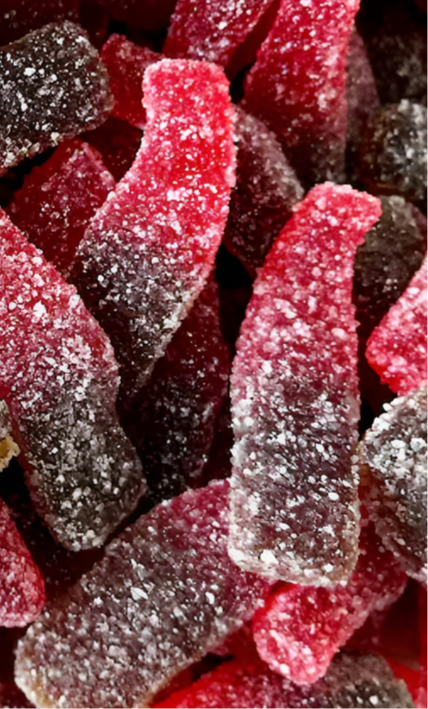 Bouteille  cola cherry(100g)#Nouveauté