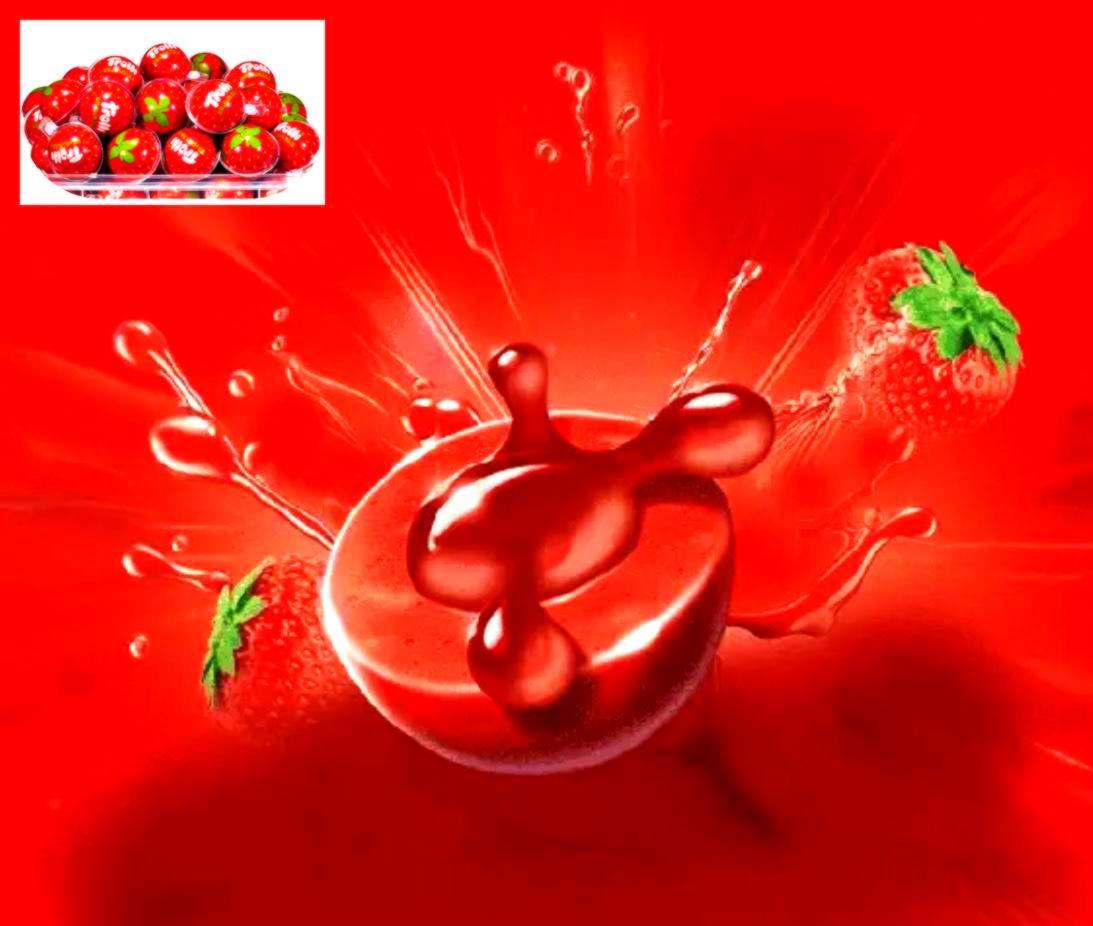 Boule fourré à la fraise