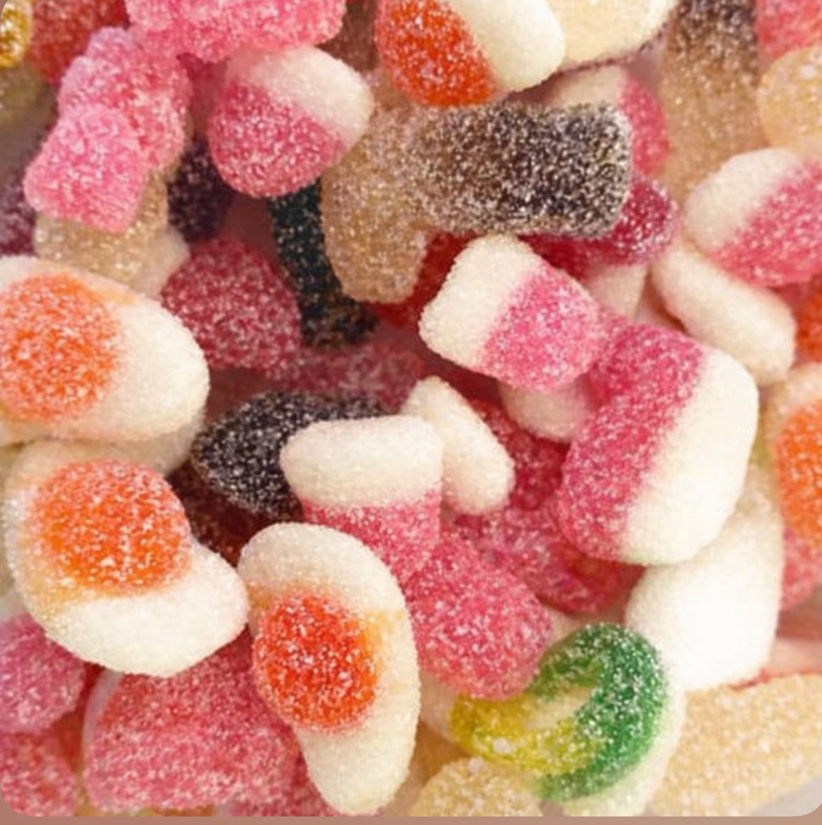 Mini Mélange Acidulé (œuf,bisous,oursons…) 100g