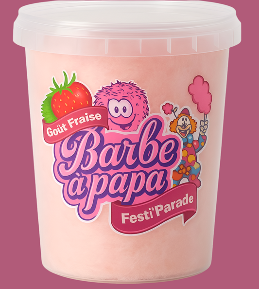 Barbe à papa à la fraise 🍓         Nouveauté
