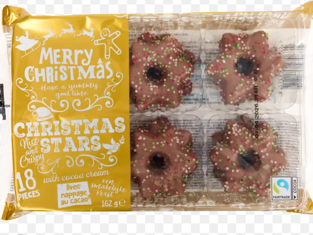 Biscuit de Noël chocolat perlé #Nouveauté