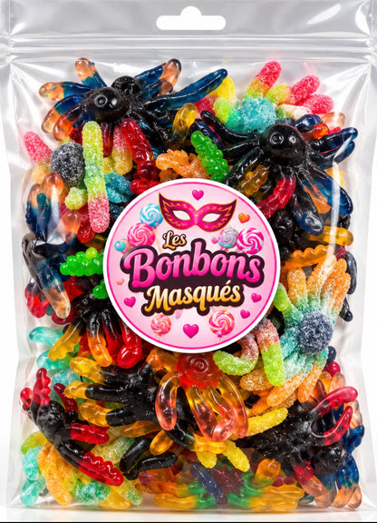 Mélange de Octopus Lisses & Acidulé (400g)#Nouveauté
