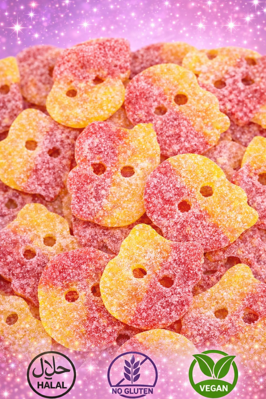 Bubs Crâne Acidulé Vegan Framboise /Citron (100G)