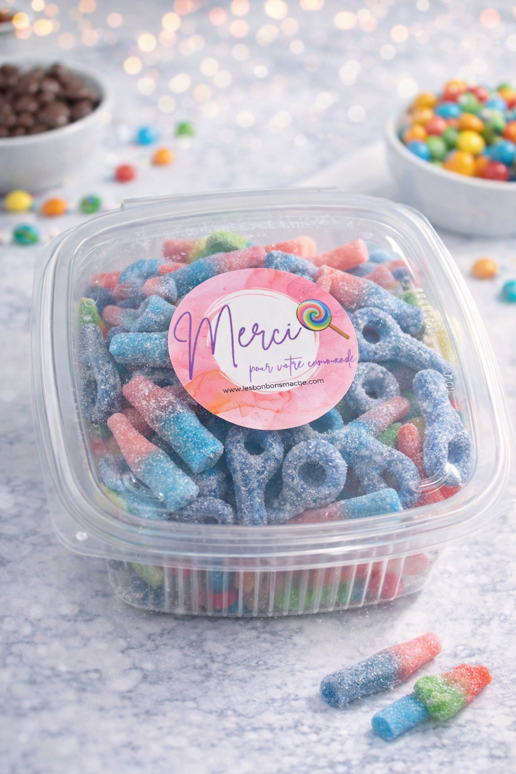 Box Mix Acidulée ++ – Assortiment de Bonbons Acidulés 800g