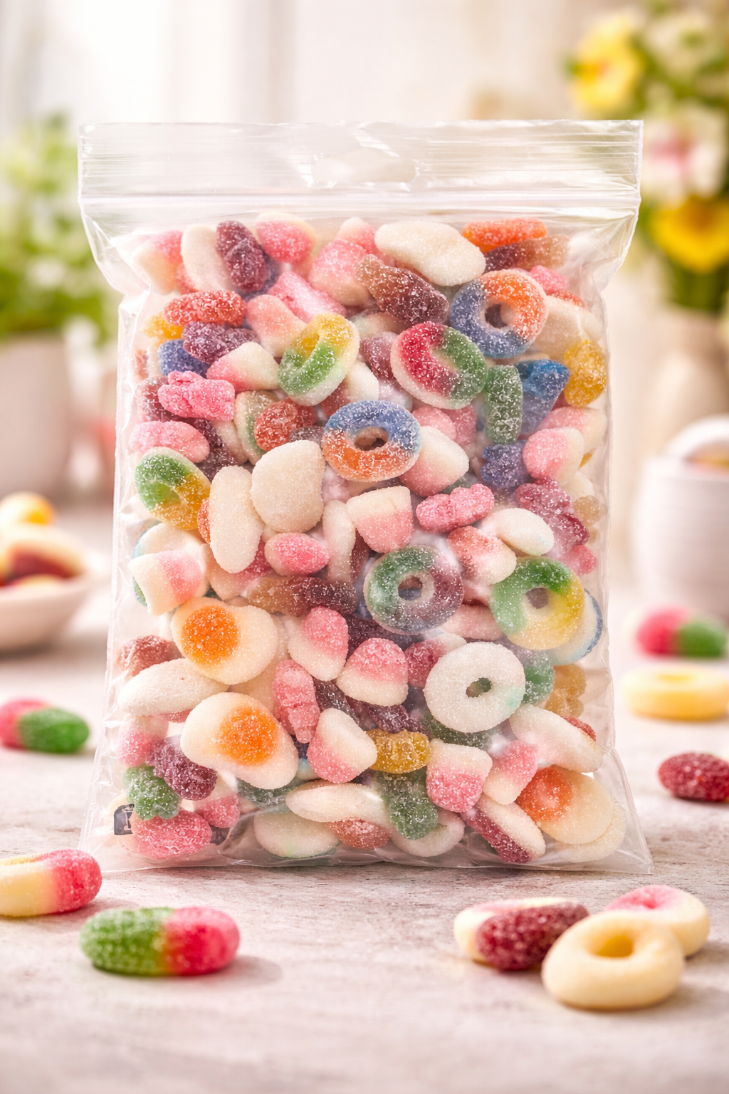 Mélange de minis bonbons Acidulés (500G)