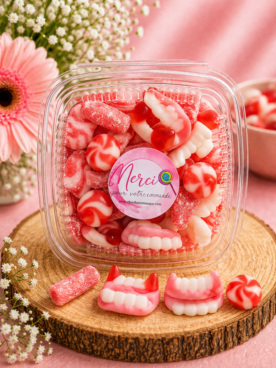 Boîte découverte Rose/Blanc (300g )