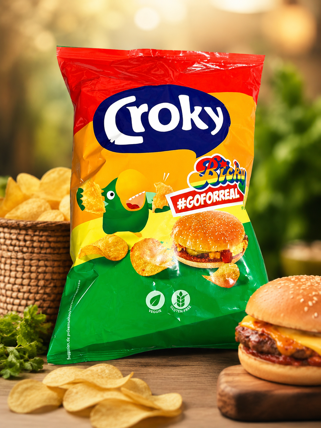 Chips Croky Bicky Vegan