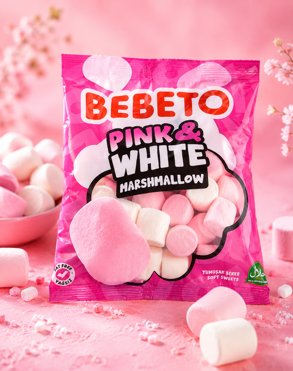 Marshmallow Vanille Fraise 🍓 Halal