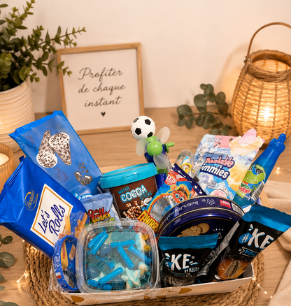 💙 Coffret Gourmand Bleu – Douceurs & Friandises Découverte