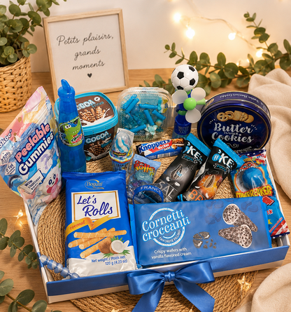 💙 Coffret Gourmand Bleu – Douceurs & Friandises Découverte