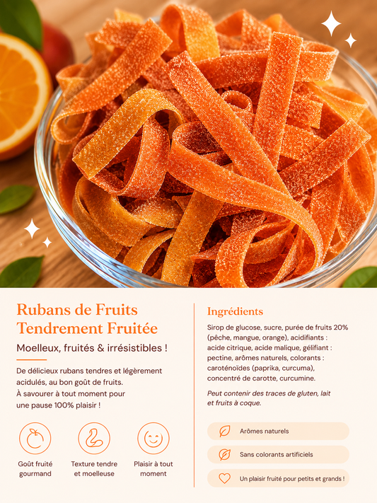 Ficelles  Vegan Fraise Cola (100g)Acidulé