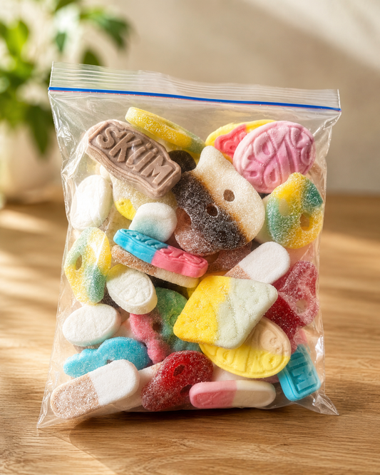 Mélange Bonbons Suédois Vegan Lisses Sucré (400g) Nouveauté