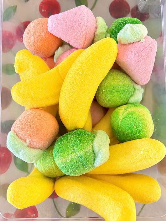 Mélange Marshmallow Coulis Fraise🍓Pomme  🍏 Banane 🍌 chocolat Pêche 🍑(x4)# Nouveauté